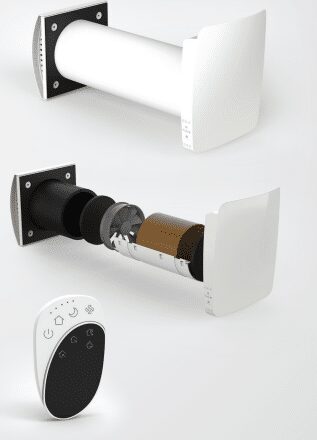 LOKALNO PREZRAČEVANJE Z REKUPERACIJO - KERS+ 25 - s montažo